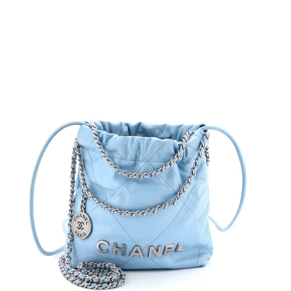 Chanel 22 Chain Hobo Quilted Calfskin #269284C48B